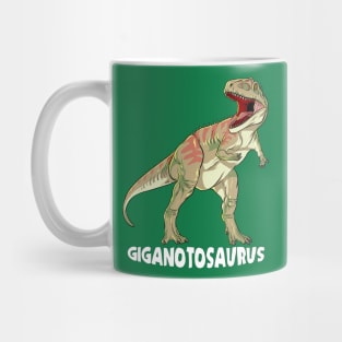 Giganotosaurus Dinosaur Design Mug